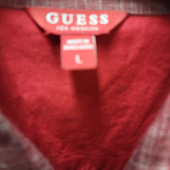 GUESS Men's Slim-Fit Button-Up Shirt Size Large - Picture 5 of 5